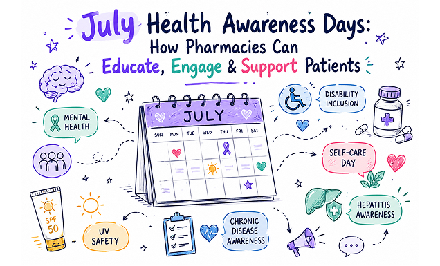 July health awareness days for pharmacy patient engagement